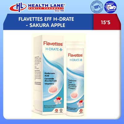 FLAVETTES EFF H-DRATE- SAKURA APPLE (15'S)